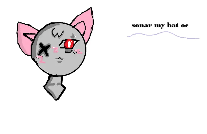 Drawing of a SLIGHTLEY better sonar created on DrawIsland