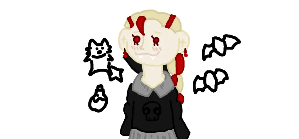Drawing of VAMPIREEEEEEEE created on DrawIsland
