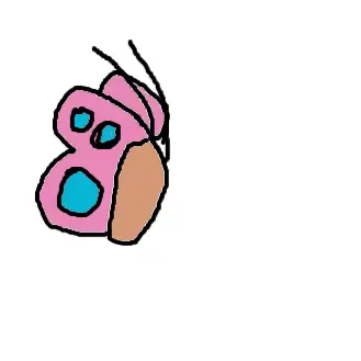 Drawing of Simple Butterfly created on DrawIsland
