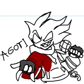 Drawing of AGOTI created on DrawIsland