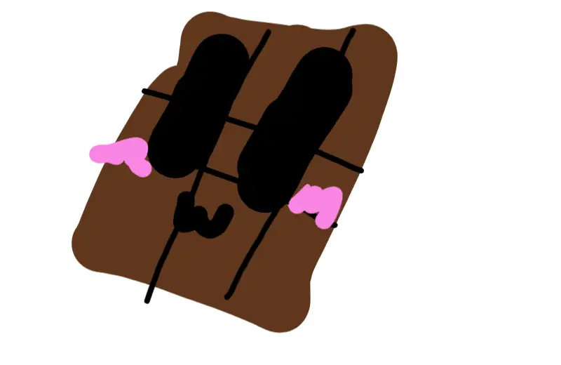 Drawing of chocolate created on DrawIsland