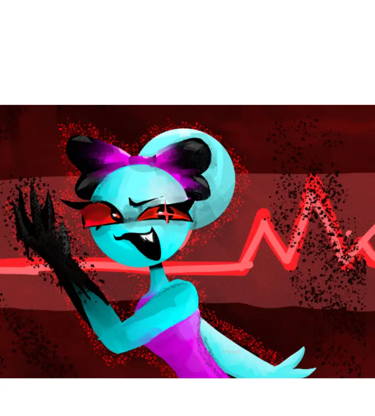 Drawing of Twisted poppy I made on magmaaa OMG read dis created on DrawIsland
