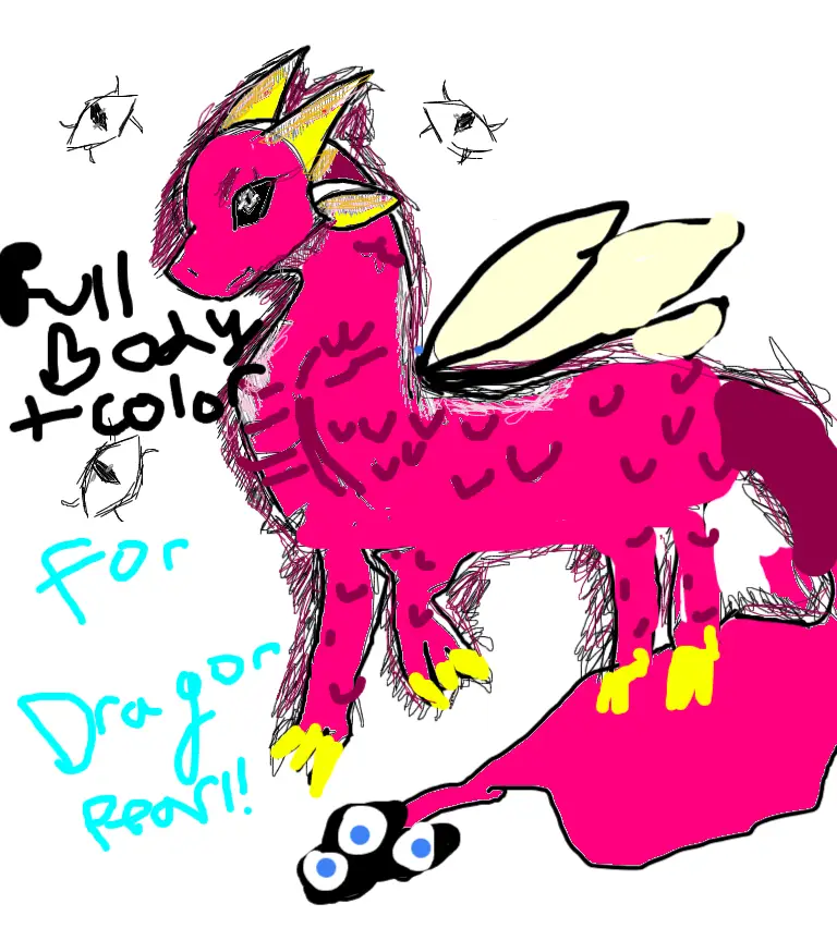 Drawing of For DragonPearl created on DrawIsland