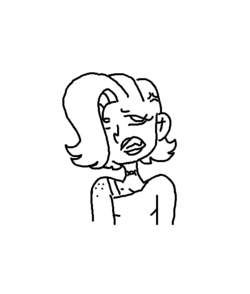 Drawing of Baddie created on DrawIsland