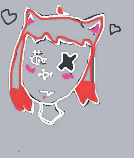 Drawing of i tried yall *sob* somar if she was anime XD I AM WHEEZING CAUSE YALL THOUGHT SONAR WAS A BOY created on DrawIsland
