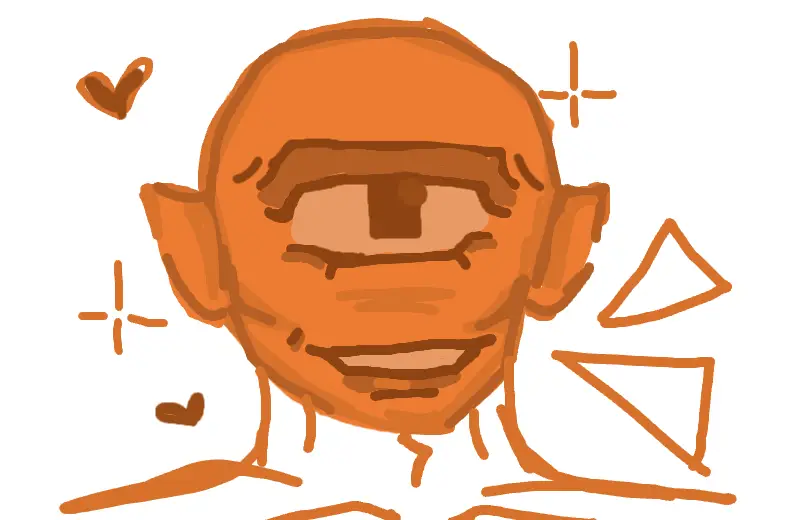 Drawing of allen created on DrawIsland