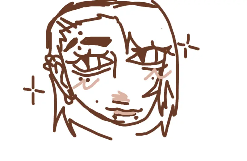 Drawing of baddie created on DrawIsland