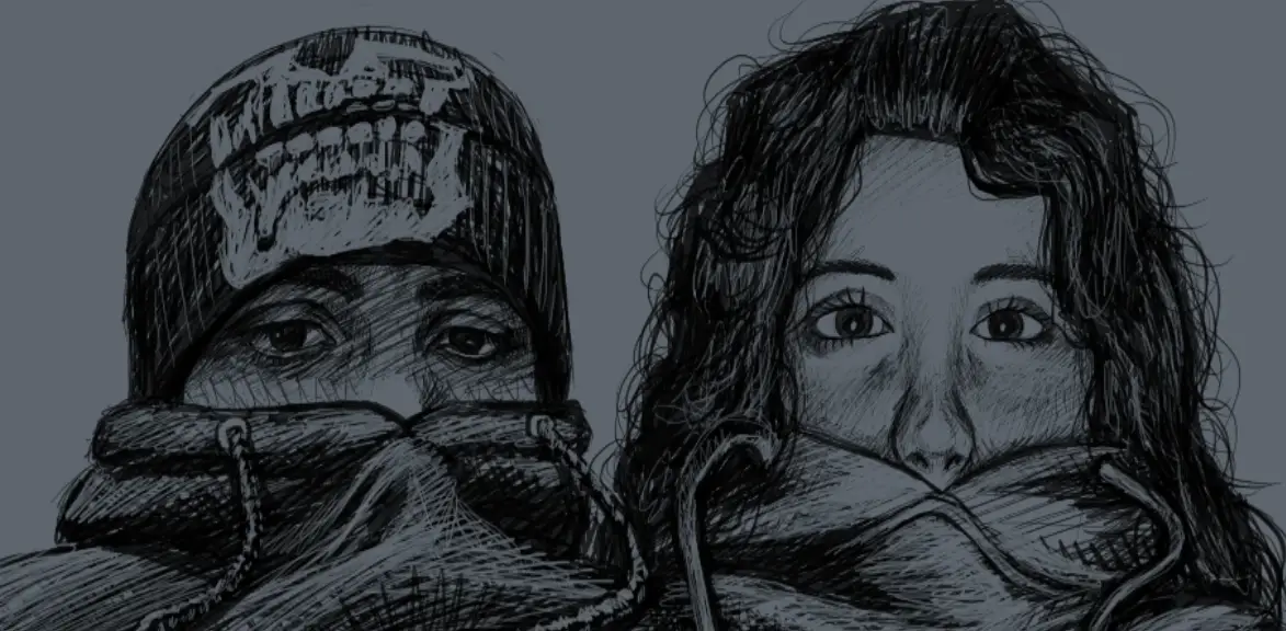 Drawing of Drawing of my sis and bro created on DrawIsland