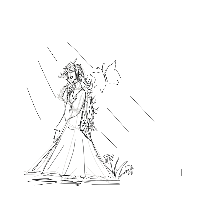 Drawing of Princess created on DrawIsland