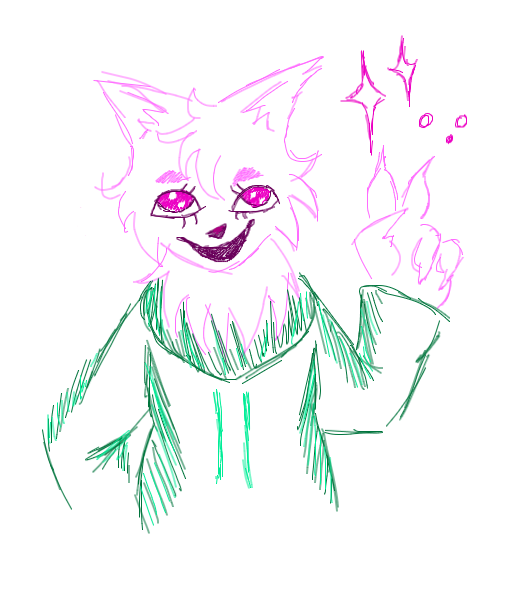 Drawing of Baddie created on DrawIsland