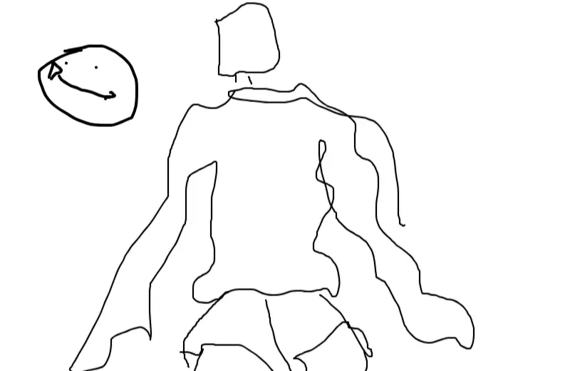 Drawing of try one created on DrawIsland
