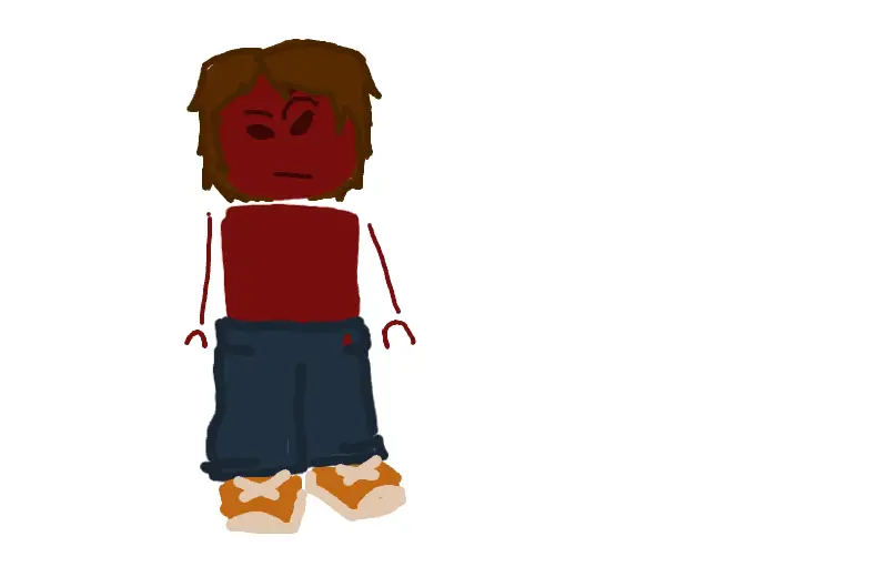 Drawing of robloxx created on DrawIsland