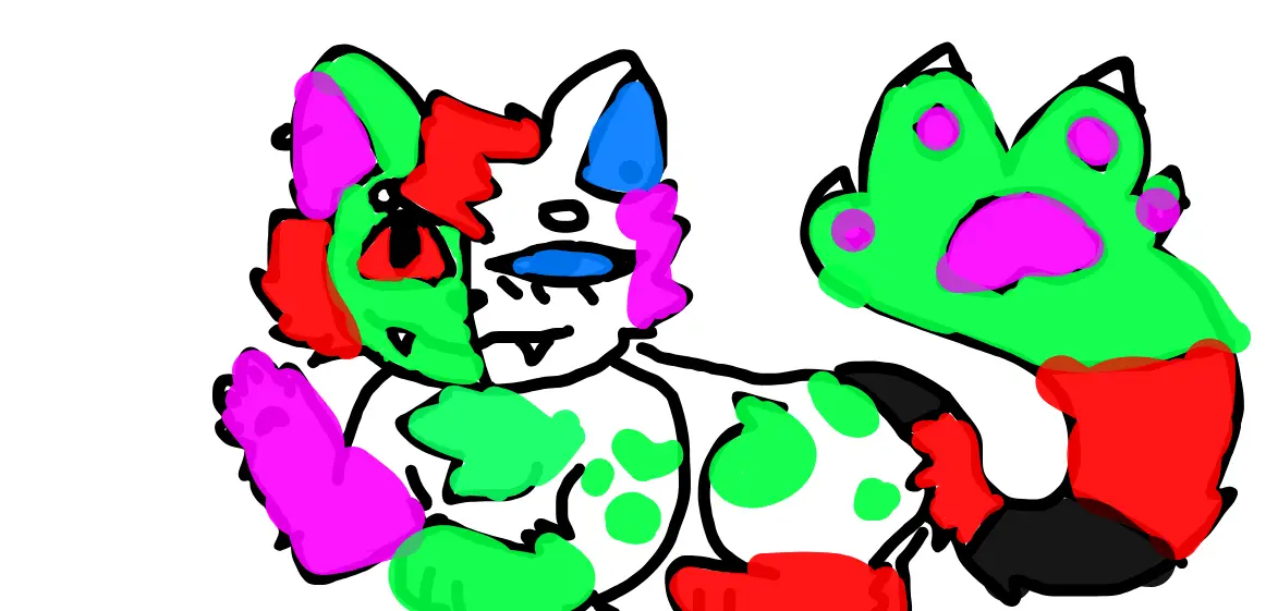Drawing of THIS IS FOR @ArtsyCat created on DrawIsland