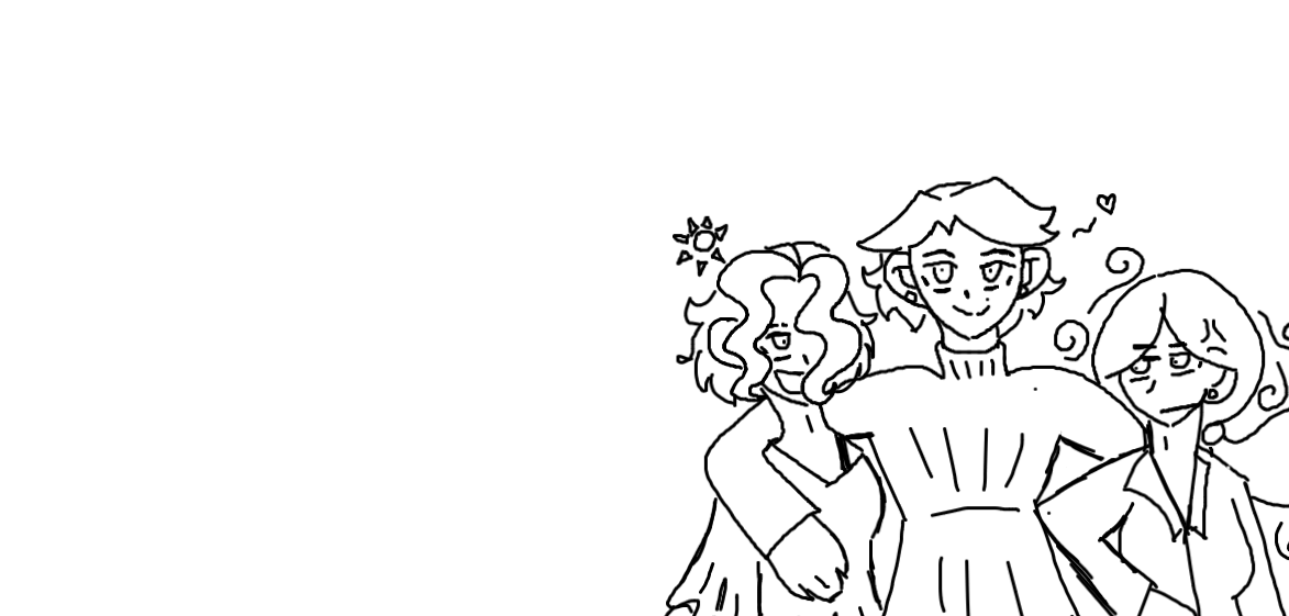 Drawing of My OCs created on DrawIsland