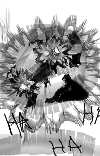 Drawing of explosion face created on DrawIsland