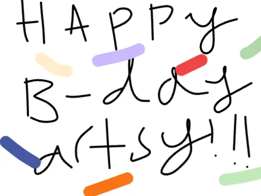 happy birthday Artsy cat
