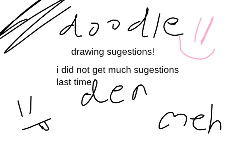 drawing ideas pls (part 2)