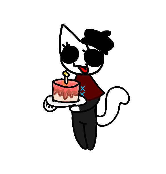 Animation gift for arty cat in description