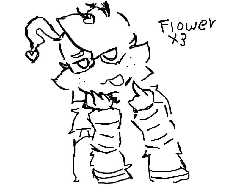 Drawing of flower 🥹🔥🔥 created on DrawIsland