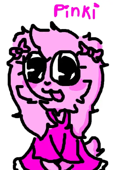 Drawing of PINKI created on DrawIsland