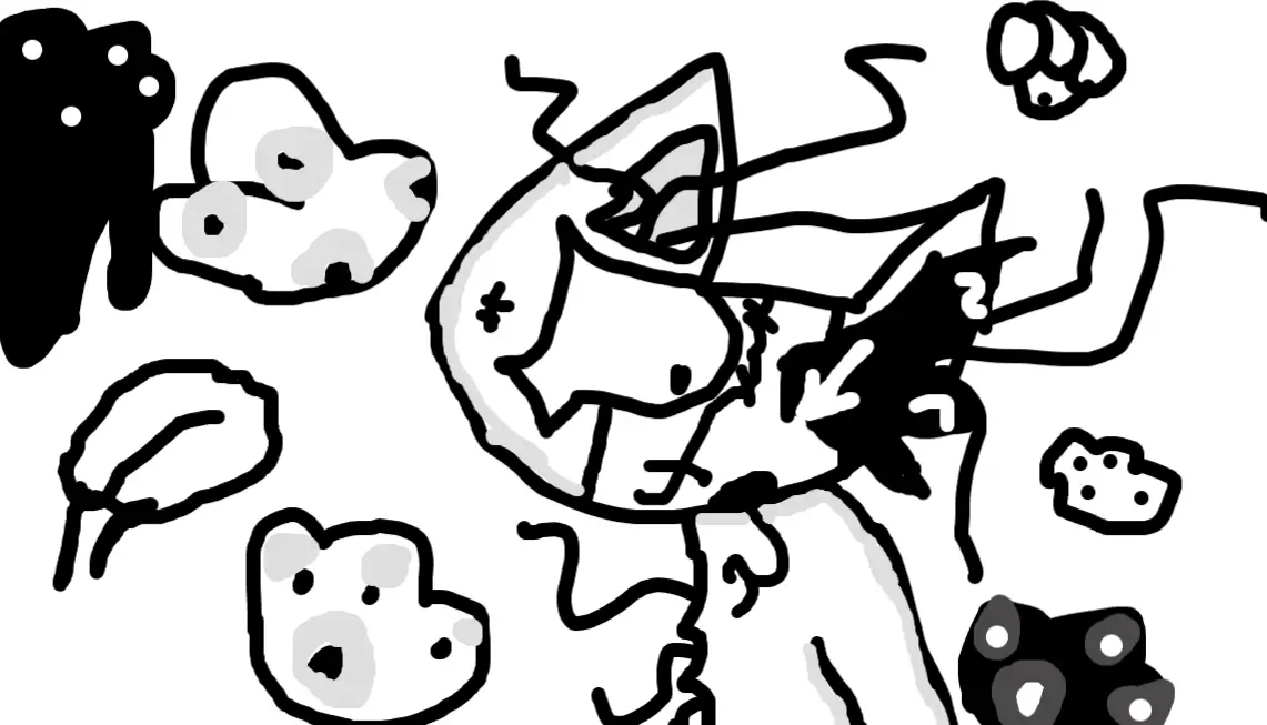 Drawing of COMMS OPEN created on DrawIsland