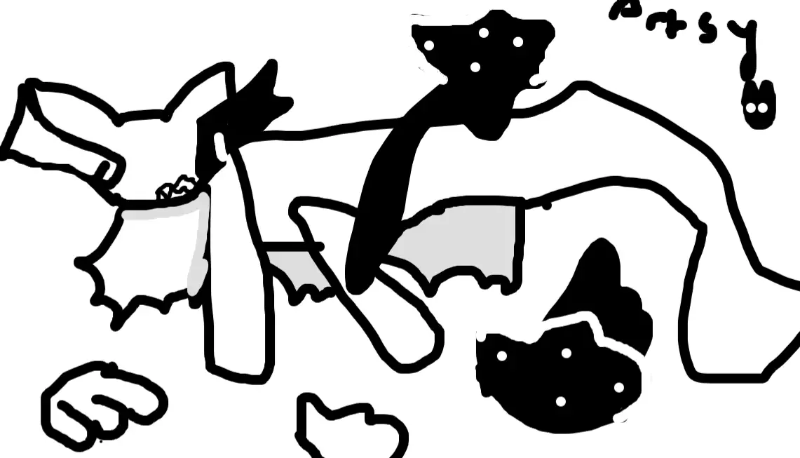 Drawing of Clara art created on DrawIsland