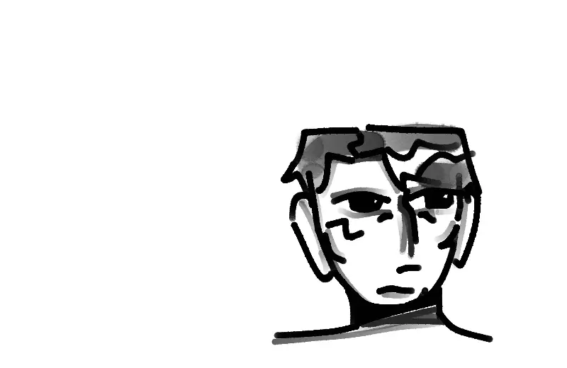 Drawing of meow created on DrawIsland