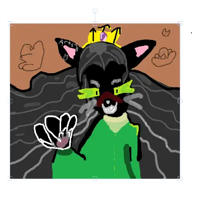 Drawing of ALL HAIL PRINCESS CATIA created on DrawIsland