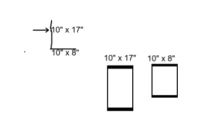 Drawing of TV Stand Motorhome created on DrawIsland