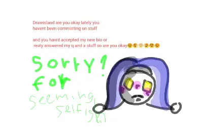 Drawing of Are  you okay created on DrawIsland