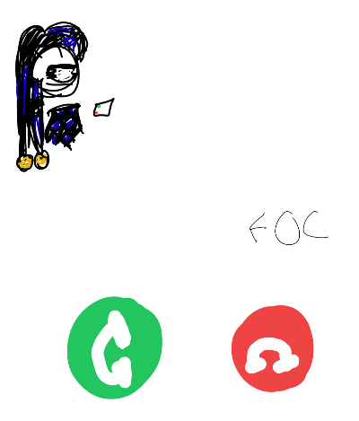 Drawing of Collab No.2! PICK UP DA PHONE!! created on DrawIsland