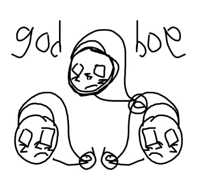 Drawing of Guys I need help created on DrawIsland