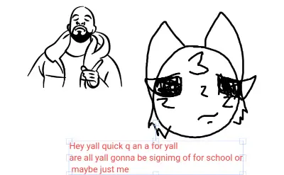 Drawing of Are yall created on DrawIsland