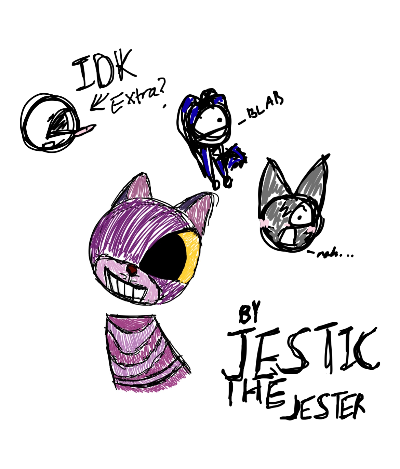 Drawing of Cheshire Cat for Lotusflower!! created on DrawIsland