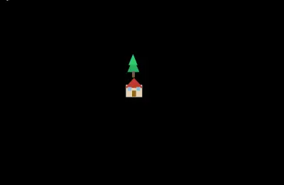 house and tree together