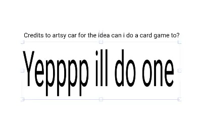 Starting my own card game