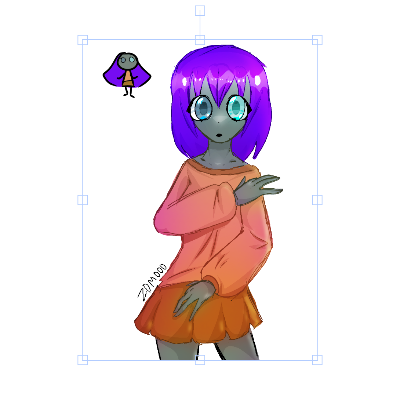 Drawing of Random colors created on DrawIsland