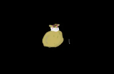 Drawing of seed bag created on DrawIsland