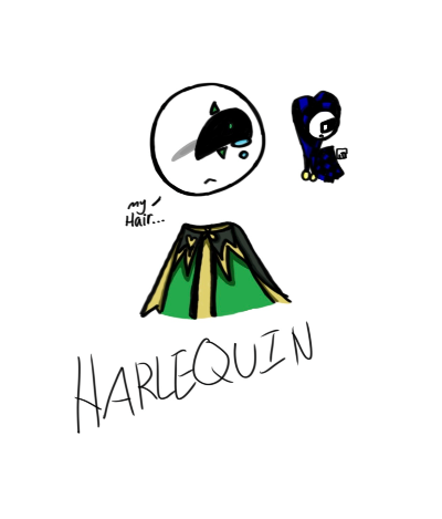 Drawing of HARLEQUIN- (For Lotus) created on DrawIsland