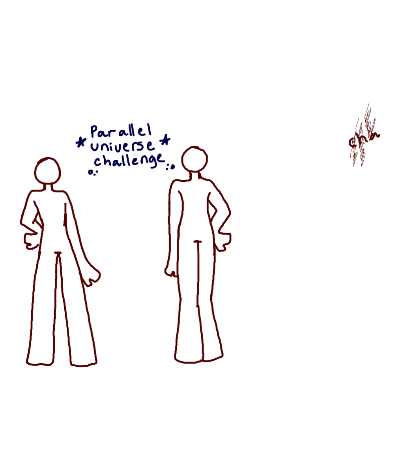 Drawing of Parallel universe challenge! created on DrawIsland