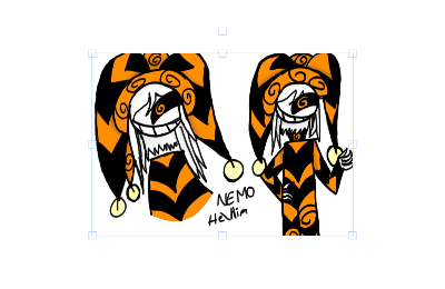 Drawing of NEMOOOOOO (New TFC OC) created on DrawIsland