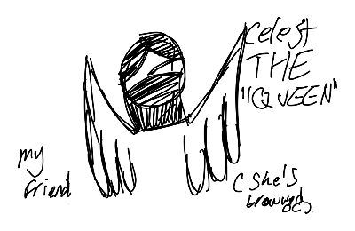 Drawing of CELEST, MY BFF HAS JOINED!! created on DrawIsland