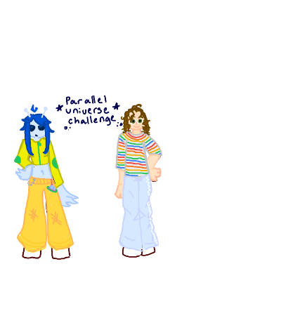 Drawing of OC challenge created on DrawIsland