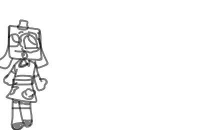 Drawing of DW OC collab. created on DrawIsland