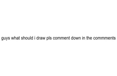 what should i draw