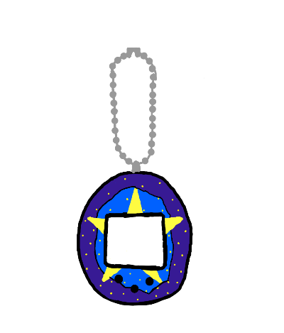Drawing of Tamagotchi created on DrawIsland