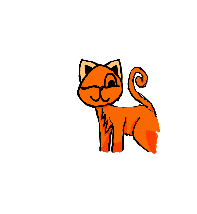 Drawing of A cat created on DrawIsland