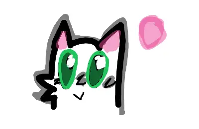 Drawing of Mew created on DrawIsland
