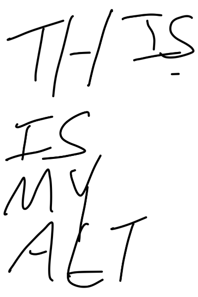 Drawing of This is my alt, not thejesterartist created on DrawIsland