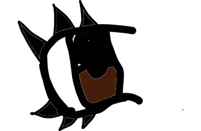Drawing of my crazy eye created on DrawIsland